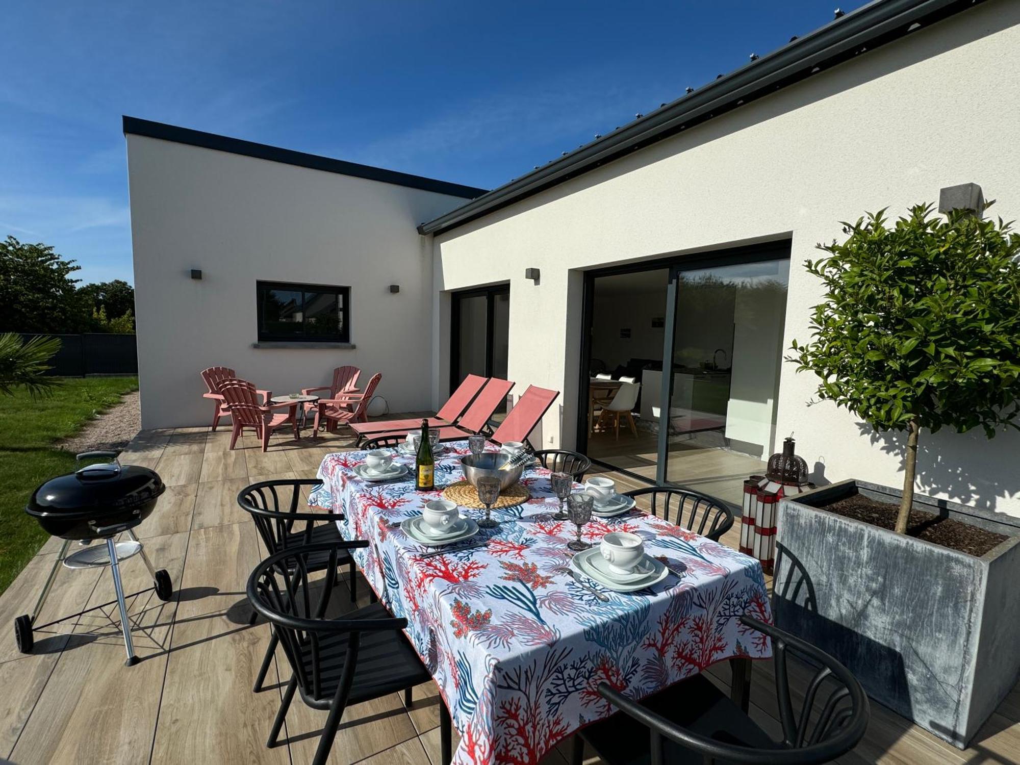 Maison Neuve 4 Etoiles Plain-Pied Proche De La Mer Plurien Exterior foto